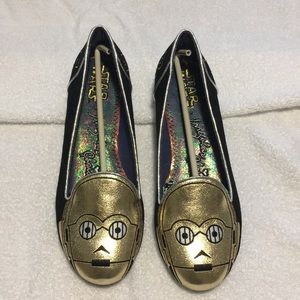 Irregular Choice Star Wars C3PO Kitten Heels NEW